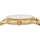 Michael Kors Runway Three-Hand White Dial Gold Steel Strap Watch for Women - MK7472 Buy Now By Michael Kors