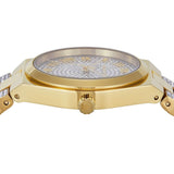 Michael Kors Lennox Pavé Crystals Silver Dial Two Tone Steel Strap Watch for Women - MK7487 Buy Now By Michael Kors