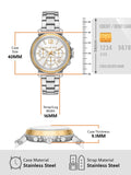 Michael Kors Maren Chronograph Silver Dial Silver Steel Strap Watch for Women - MK7495 Buy Now By Michael Kors