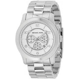 Michael Kors Runway Chronograph Silver Dial Silver Steel Strap Watch for Men - MK8060 Buy Now By Michael Kors
