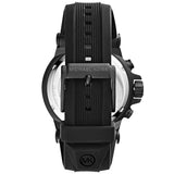 Michael Kors Dylan Black Dial Black Rubber Strap Watch for Men - MK8152 Buy Now By Michael Kors