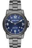 Michael Kors Paxton Analog Blue Dial Grey Steel Strap Watch For Men - MK8499 Buy Now By Michael Kors