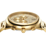 Michael Kors Janelle Chronograph Gold Dial Gold Steel Strap Watch For Men - MK8995 Buy Now By Michael Kors