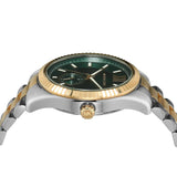Michael Kors Lexington Quartz Green Dial Two Tone Steel Strap Watch For Men - MK9063 Buy Now By Michael Kors