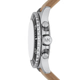 Michael Kors Everest Analog White Dial Brown Leather Strap Watch For Men - MK9092 Buy Now By Michael Kors