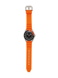 Michael Kors Maritime Three-Hand Analog Black Dial Orange Silicone Strap Watch for Men - MK9157 Buy Now By Michael Kors