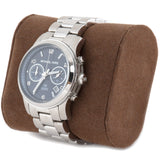 Michael Kors Hunger Stop 100 Series Navy Blue Dial Silver Steel Strap Watch for Women - MK5814 Buy Now By Michael Kors