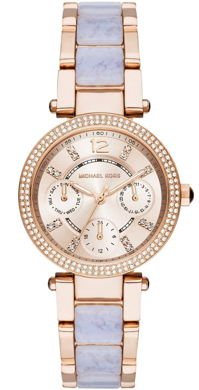 Michael Kors Parker Gold Dial Two Tone Steel Strap Watch for Women - MK6327 Buy Now By Michael Kors