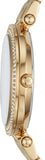 Michael Kors Mini Darci Quartz Black Dial Gold Steel Strap Watch For Women - MK3738 Buy Now By Michael Kors
