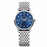 Maurice Lacroix Eliros Diamonds Blue Dial Silver Steel Strap Watch For Women - EL1094-SS002-450-1 Buy Now By Maurice Lacroix