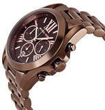 Michael Kors Bradshaw Chronograph Brown Dial Brown Steel Strap Watch For Women - MK6247 Buy Now By Michael Kors