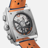 Tag Heuer Monaco Gulf Automatic Chronograph Blue Dial Blue Leather Strap Watch for Men - CBL2115.FC6494 Buy Now By Tag Heuer