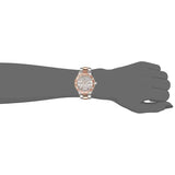 Guess Glisten Chronograph Analog Silver Dial Two Tone Steel Strap Watch For Women - W14551L1 Buy Now By Guess