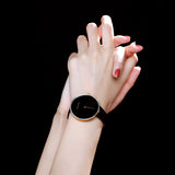 Calvin Klein Full Moon Black Dial Black Leather Strap Watch for Women - K8Y236C1 Buy Now By Calvin Klein