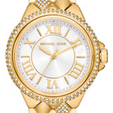 Michael Kors Camile Analog White Dial Gold Steel Strap Watch for Women - MK4801 Buy Now By Michael Kors