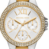 Michael Kors Camille Multifunction Silver Dial Two Tone Steel Strap Watch For Women - MK6982 Buy Now By Michael Kors