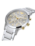 Emporio Armani Quartz Grey Dial Silver Steel Strap Watch For Men - AR11047 Buy Now By Emporio Armani