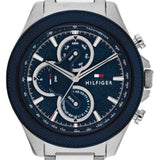 Tommy Hilfiger Clark Chronograph Blue Dial Silver Steel Strap Watch For Men - 1792080 Buy Now By Tommy Hilfiger