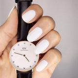 Daniel Wellington Classic Sheffield White Dial Black Leather Strap Watch For Women - DW00100076 Buy Now By Daniel Wellington