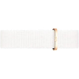 Daniel Wellington Classic Petite Dover Black Dial White NATO Strap Watch For Women - DW00100312 Buy Now By Daniel Wellington