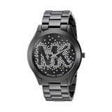 Michael Kors Slim Runway Black Dial Black Steel Strap Watch for Women - MK3589 Buy Now By Michael Kors