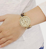 Michael Kors Parker Gold Dial Two Tone Steel Strap Watch for Women - MK5688 Buy Now By Michael Kors