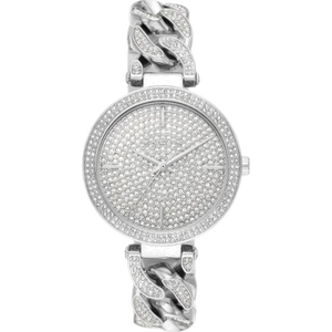 Michael Kors Catelyn Quartz Crystals Silver Dial Silver Steel Strap Watch For Women - MK4675 Buy Now By Michael Kors