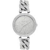 Michael Kors Catelyn Quartz Crystals Silver Dial Silver Steel Strap Watch For Women - MK4675 Buy Now By Michael Kors