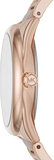 Michael Kors Janelle Three Hand Rose Gold Dial Two Tone Steel Strap Watch For Women - MK7135 Buy Now By Michael Kors