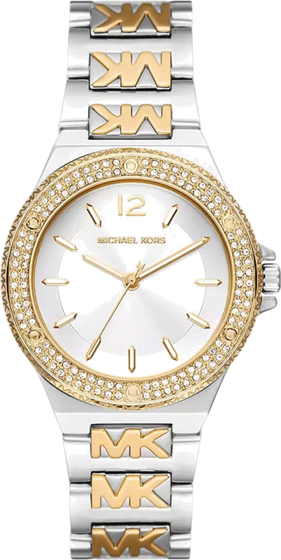Michael Kors Lennox Three Hand Silver Dial Two Tone Steel Strap Watch For Women - MK7338 Buy Now By Michael Kors