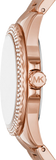 Michael Kors Camille Quartz Mother of Pearl White Dial Rose Gold Steel Strap Watch For Women - MK7364 Buy Now By Michael Kors