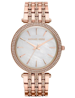 Michael Kors Darci Mother of Pearl Dial Rose Gold Steel Strap Watch for Women - MK3220 Buy Now By Michael Kors