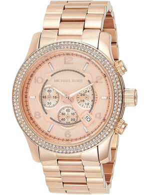 Michael Kors Dylan Rose Gold Dial Rose Gold Steel Strap Watch for Women - MK5576 Buy Now By Michael Kors