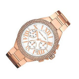 Michael Kors Camille Chronograph White Dial Rose Gold Steel Strap Watch for Women - MK5636 Buy Now By Michael Kors