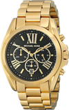 Michael Kors Bradshaw Black Dial Gold Steel Strap Watch for Women - MK5739 Buy Now By Michael Kors