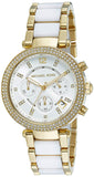 Michael Kors Parker White Dial Two Tone Steel Strap Watch for Women - MK6119 Buy Now By Michael Kors