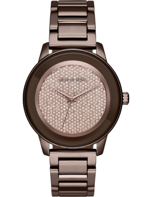 Michael Kors Kinley Brown Dial Brown Steel Strap Watch for Women - MK6245 Buy Now By Michael Kors