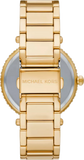 Michael Kors Parker Mother of Pearl White Dial Gold Steel Strap Watch For Women - MK4693 Buy Now By Michael Kors