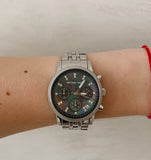 Michael Kors Jet Set Chronograph Blue Dial Silver Steel Strap Watch for Women - MK5021 Buy Now By Michael Kors