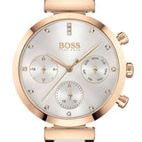 Hugo Boss Flawless Silver Dial Silver Mesh Bracelet Watch for Women -1502551 Buy Now By Hugo Boss