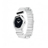 Dior Gem Dior Black Mother of Pearl Dial Silver Steel Strap Watch for Women - CD18111X1005 Buy Now By Dior