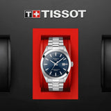 Tissot Gentlemen Powermatic 80 Silicium Blue Dial Silver Steel Strap Watch For Men - T127.407.11.041.00 Buy Now By Tissot