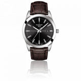 Tissot Gentlemen Black Dial Brown Leather Strap Watch for Men - T127.410.16.051.01 Buy Now By Tissot