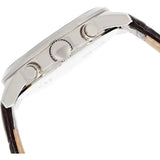 Guess Horizon Chronograph White Dial Brown Leather Strap Watch For Men - W0380G2 Buy Now By Guess