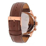 Guess Pinnacle Chronograph Quartz Blue Dial Brown Leather Strap Watch For Women - W0673G3 Buy Now By Guess