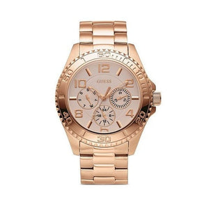 Guess BFF Multifunction Rose Gold Dial Rose Gold Steel Strap Watch for Women - W0231L4 Buy Now By Guess