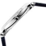 Emporio Armani Gianni T Bar Quartz Blue Dial Blue Leather Strap Watch For Men - AR11300 Buy Now By Emporio Armani