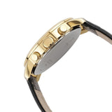 Guess Horizon Chronograph Quartz Black Dial Black Leather Strap Watch For Men - W0380G7 Buy Now By Guess