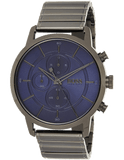 Hugo Boss Architectural Blue Dial Grey Steel Strap Watch for Men - 1513574 Buy Now By Hugo Boss