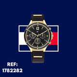 Tommy Hilfiger Eve Chronograph Quartz Black Dial Black Silicone Strap Watch For Women - 1782282 Buy Now By Tommy Hilfiger